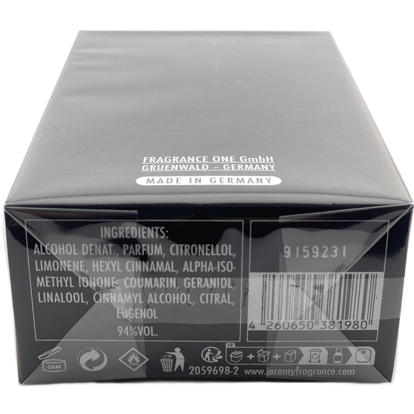 Fragrance One Most Masculine for Men Extrait De Parfum Spray 3.4 Oz New