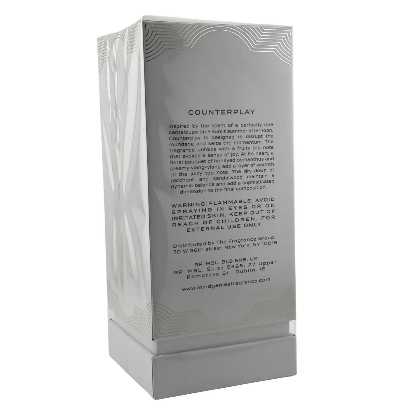 Mind Games Counterplay 3.4 oz 100 ml Extrait de Parfum New Sealed