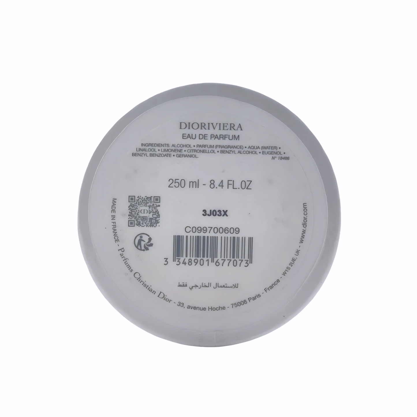 Christian Dior Dioriviera Eau De Parfum Spray For Unisex 8.4 oz 250 ml Jumbo