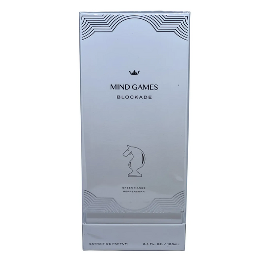 Mind Games Blockade 3.4 oz 100 ml Extrait de Parfum New Sealed