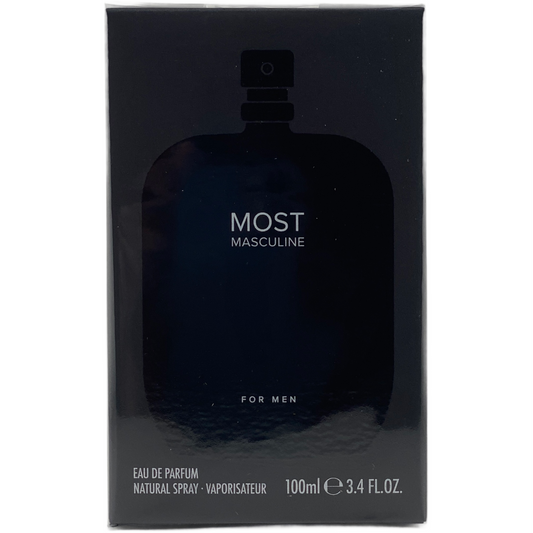 Fragrance One Most Masculine for Men Extrait De Parfum Spray 3.4 Oz New