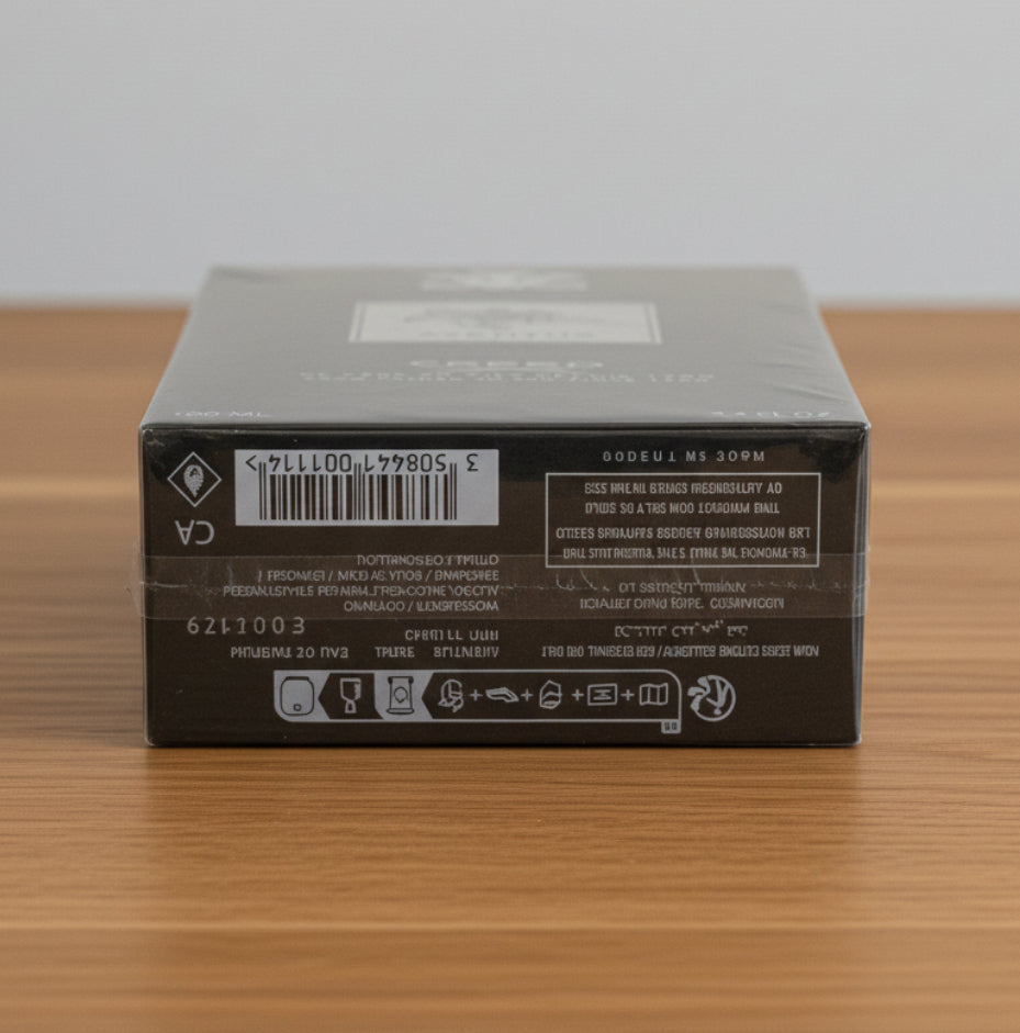 Creed Aventus perfume packaging on a white background