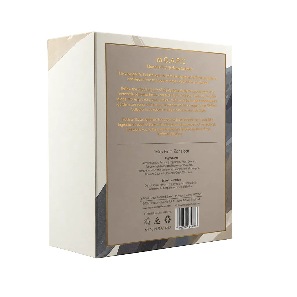 Memoirs Of A Perfume Collector Tales From Zanzibar Extrait Unisex