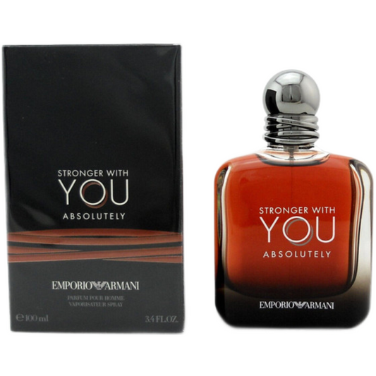 Emporio Armani Stronger With You Absolutely 3.3 oz EDP Spray for Men. New Sealed