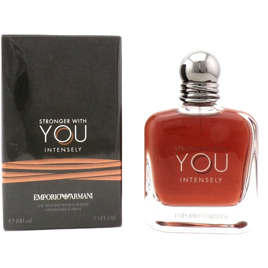 Emporio Armani Stronger With You Intensely 3.3 oz EDP Spray for Men. New Sealed