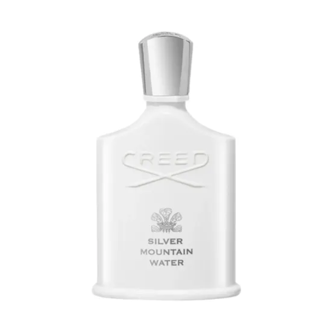 Creed Silver Mountain Water perfume bottle on a white background
