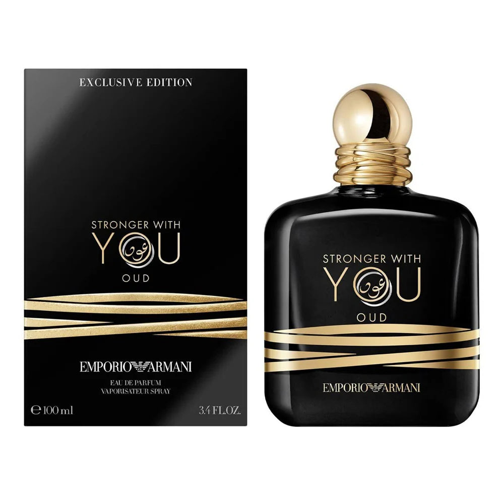 Armani Stronger With You Oud 3.4 oz EDP Spray for Men. New Sealed
